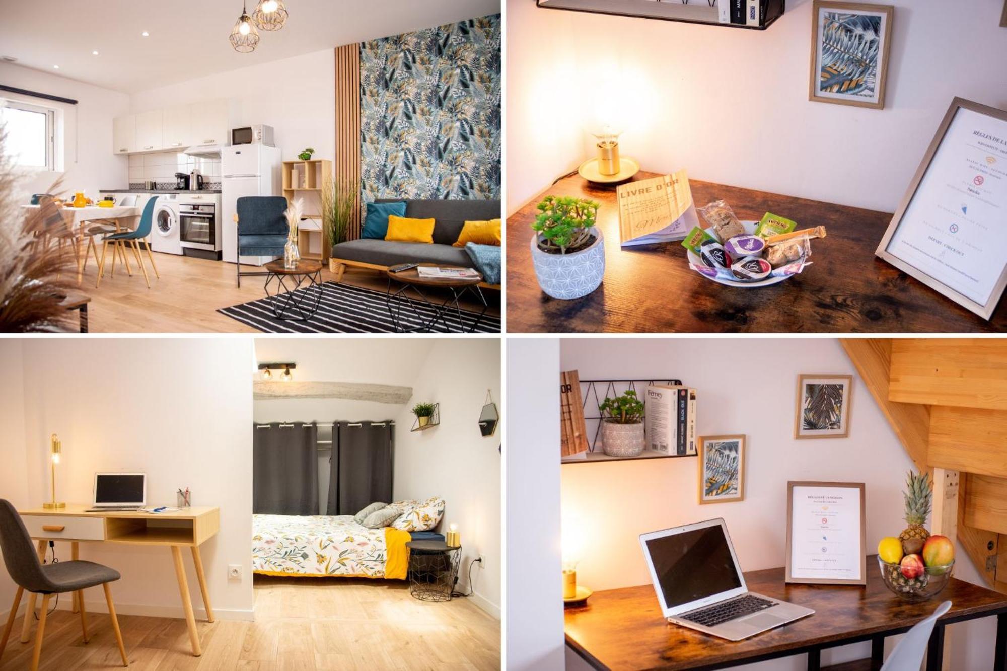 Duplex Cocoon - 10 Min De Blaye - 20 Min Cnpe - Wifi - Tv Hd Apartment Saint-Seurin-de-Cursac ภายนอก รูปภาพ